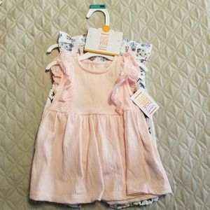 Baby Girl Dress & Romper (3 month)